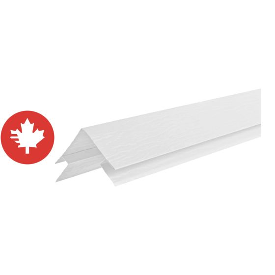 CanExel Ced'R-Vue Outside Corner - 1" x 10' - White