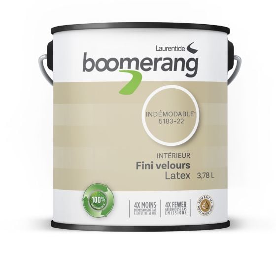 Boomerang Recycled Paint - Velvet Finish - Everlast - 3.78 l