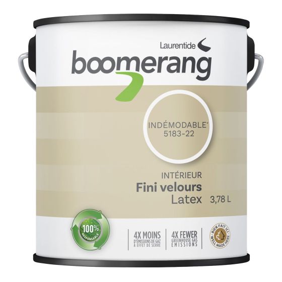 Boomerang Recycled Paint - Velvet Finish - Everlast - 3.78 l
