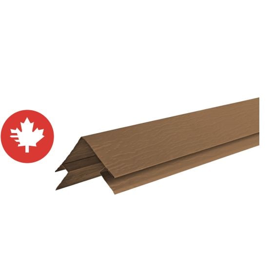 Coin extérieur CanExel Ridgewood D-5 et Ultraplank, 1/2" x 10', Sierra 2T
