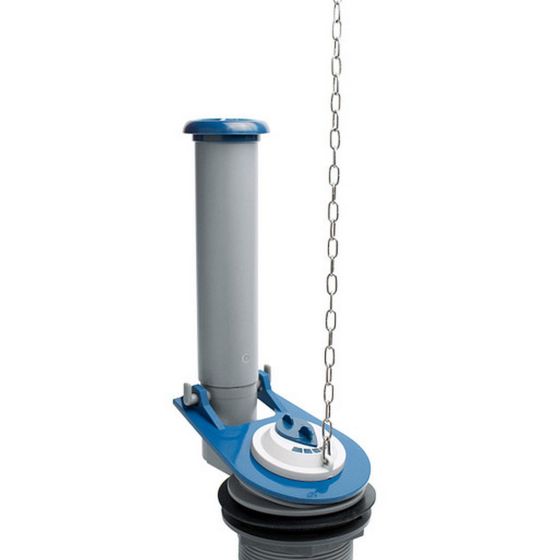 Adjustable Flush Valve with Water Saving Flapper.