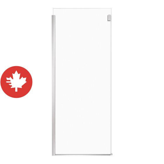 Panneau de retour, Duel, 32" x 74", verre, clair