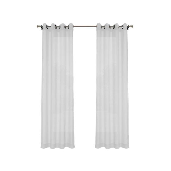 Bella Batiste Look Curtain Panel with Metal Grommets