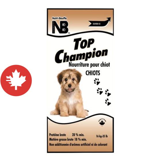 Nourriture pour chiots, 16 kg