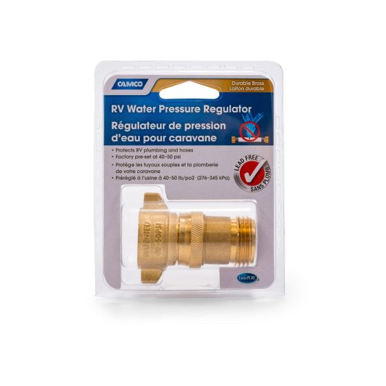 RV water pressure regulator