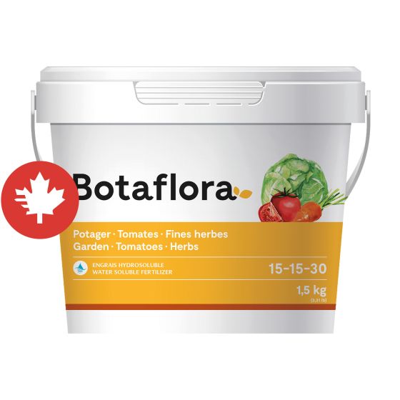 Engrais hydrosoluble pour potager 15-15-30, 1,5 kg