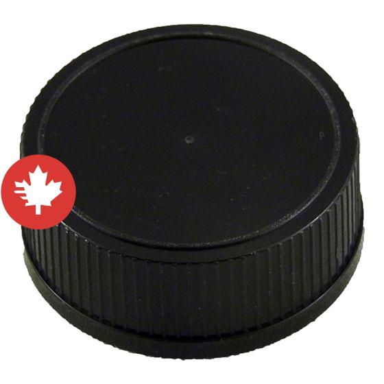 Cap - Black - 18 mm
