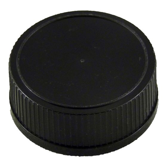 Bouchon, noir, 18 mm