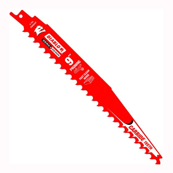 Lames au carbure Demo Demon d’élagage DIABLO, 9", 3/pqt