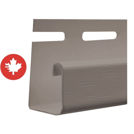 Vinyl J Channel - Taupe - 5/8" x 12’