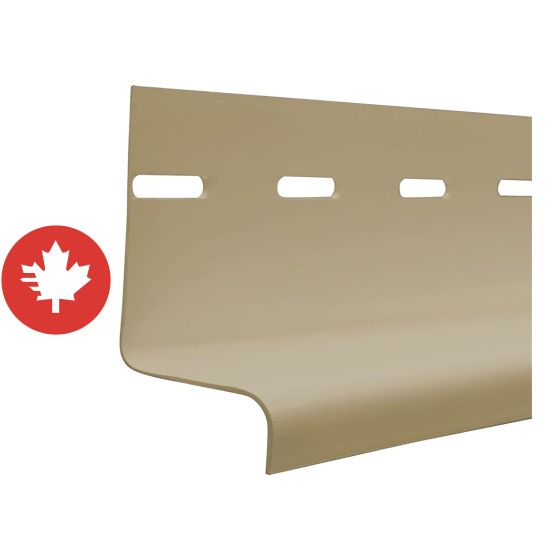 Moulure d’égouttement en vinyle, Terre, 12’