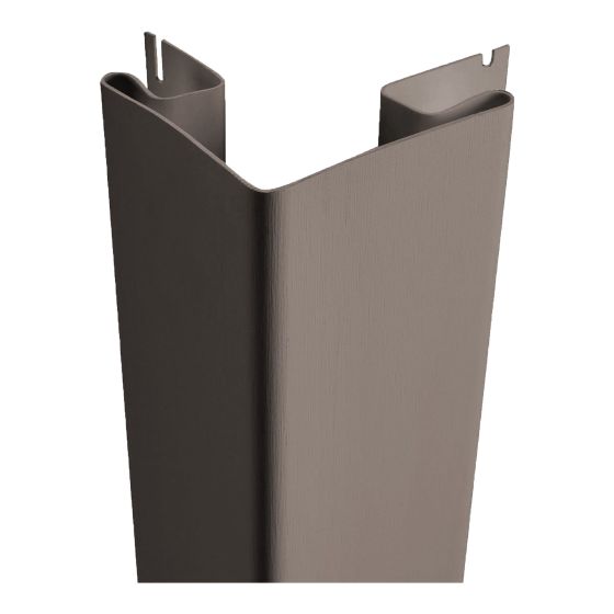 Coin extérieur en vinyle, Taupe, 3" x 120"