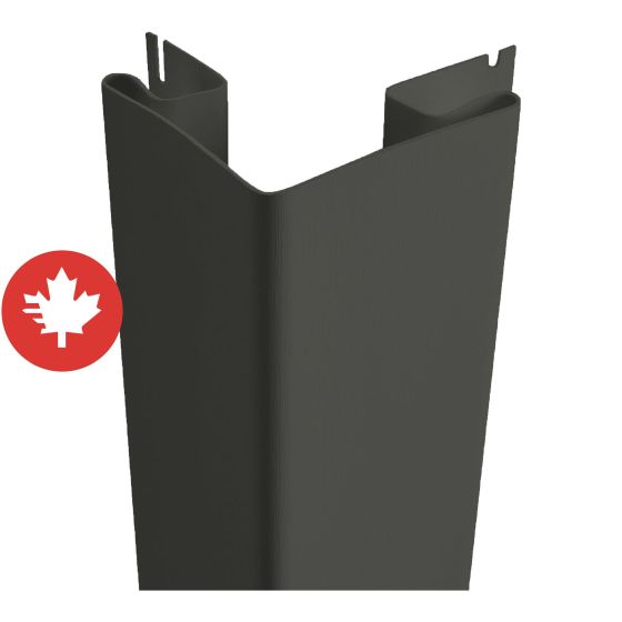 Vinyl Outside Corner - Fusain - 3" x 120"