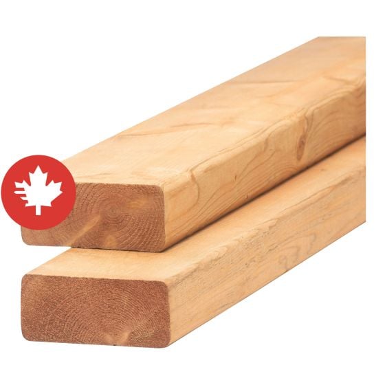 Treated Wood - Brown - 2" x 4" x 16'