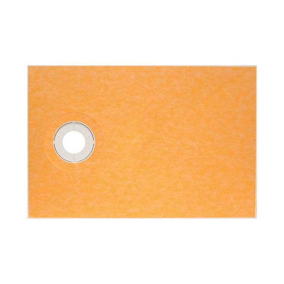 Base de douche Schluter avec membrane Kerdi fusionnée