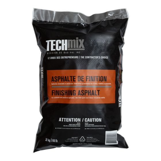 Asphalte de finition Tech-Mix , jaune/noir, 30 kg