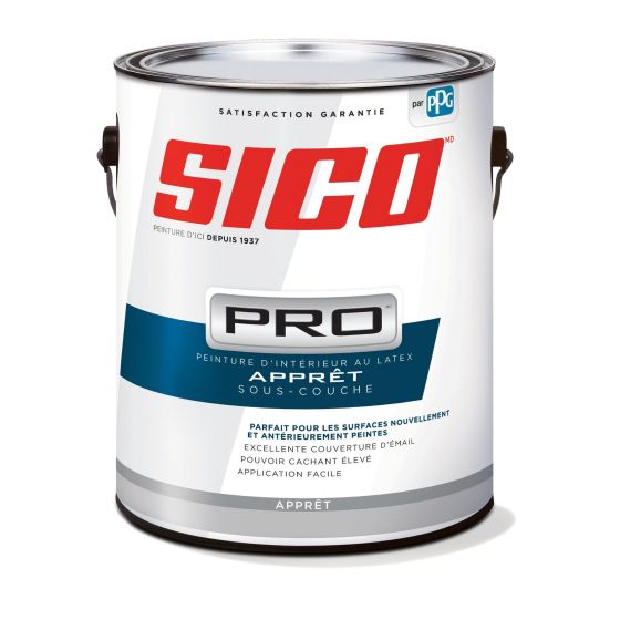 Apprêt et scellant d'intérieur SICO Pro, blanc, 3,78 l