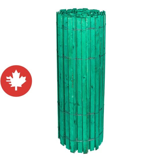 Clôture à neige en bois résineux