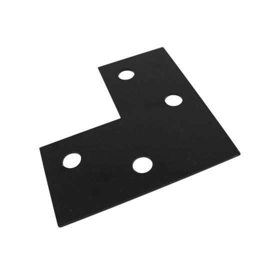 3" Flat Corner Plate