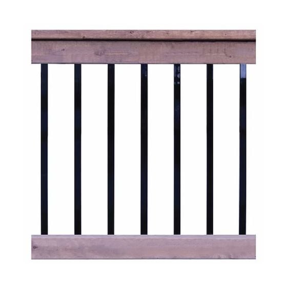 Treated Wood Deck Rail Kit - 6' x 42"