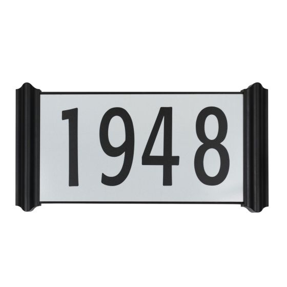 Plaque d’adresse facile à installer, style contemporain