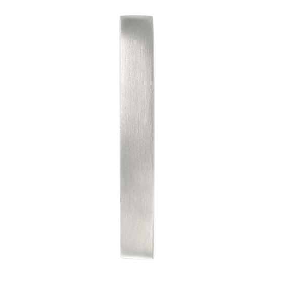 Numéro de maison de style moderne #1, nickel satiné, 1/4" x 3"