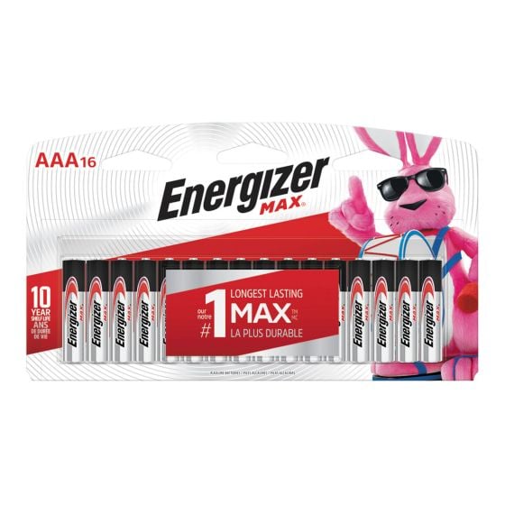 Piles Max Energizer, AAA, 16/pqt