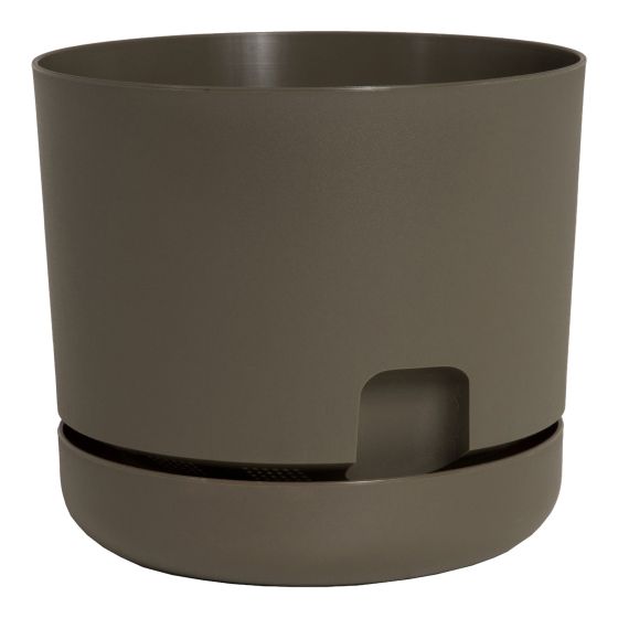 Self-Watering Oasis Planter - Cappuccino - 12"