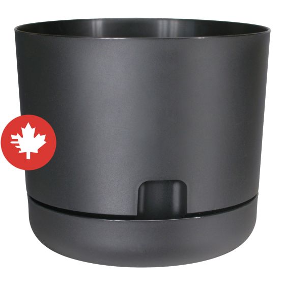 Self-Watering Oasis Planter - Black - 12"