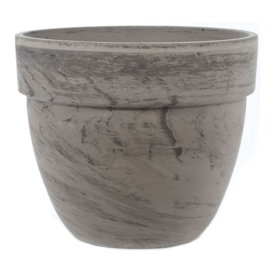 Basalt Ceramic Pot - Marble - 30 cm