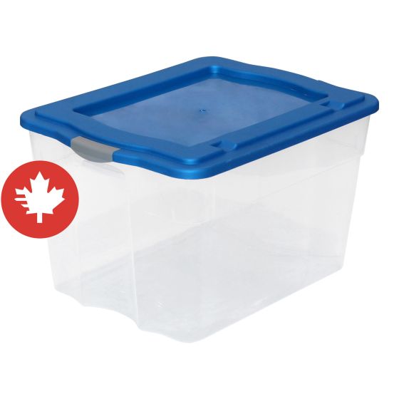 Bac à loquets, 80 l, clair