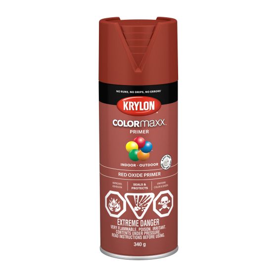 Peinture et apprêt Colormaxx, 340 g, rouge oxyde, apprêt