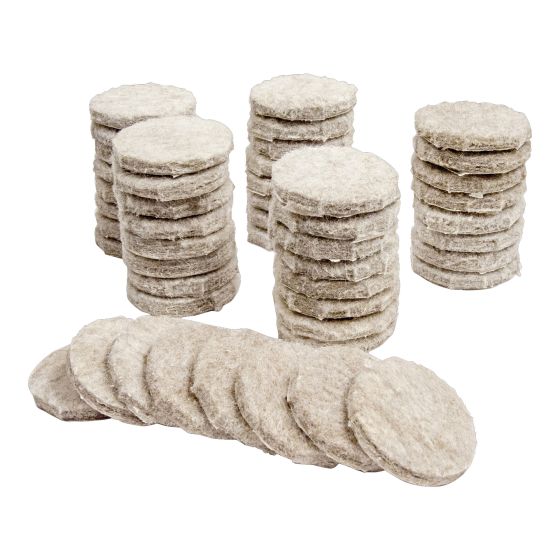 ECO FELTAC - Beige Round Felt Pads