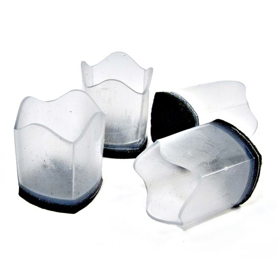 Flexible Transparent Tips - Black - 38" - 4/Pkg