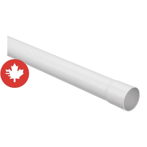 PVC pipe for central vacuum system