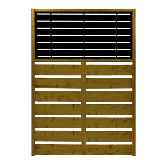 Reversible openwork panel