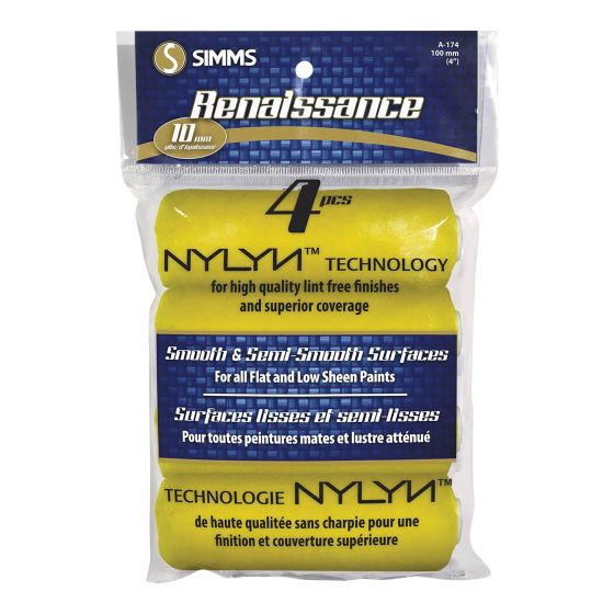 Roller Mini Renaissance 10mm, 4/Pkg