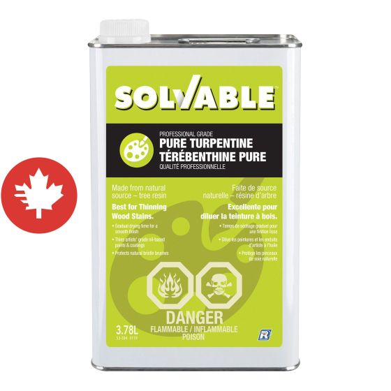 Térébenthine pure Solvable, 3,78 l