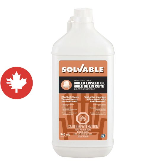 Solvable boiled linseed oil