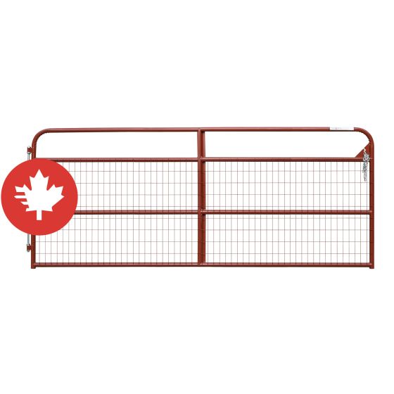 Barrière de ferme légère avec grillage True North, calibre 20, rouge, 10'