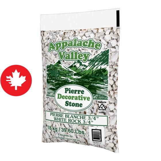 Pierre blanche - 18 kg, 3/4"