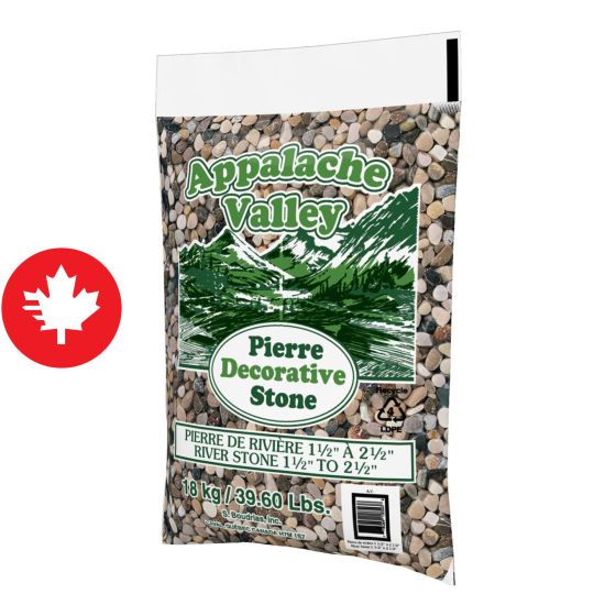 Pierre de rivière - 18 kg, 1 1/2 - 2 1/2"
