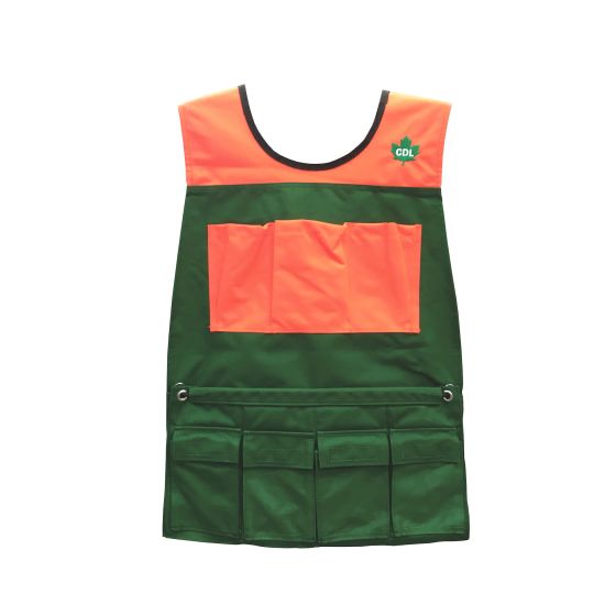 Fabric tapping apron with 12 pockets