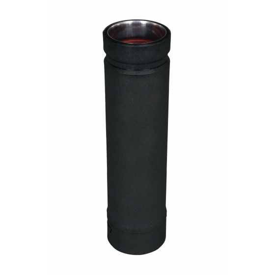 Adjustable Section for Pellet Stove - black - 4″