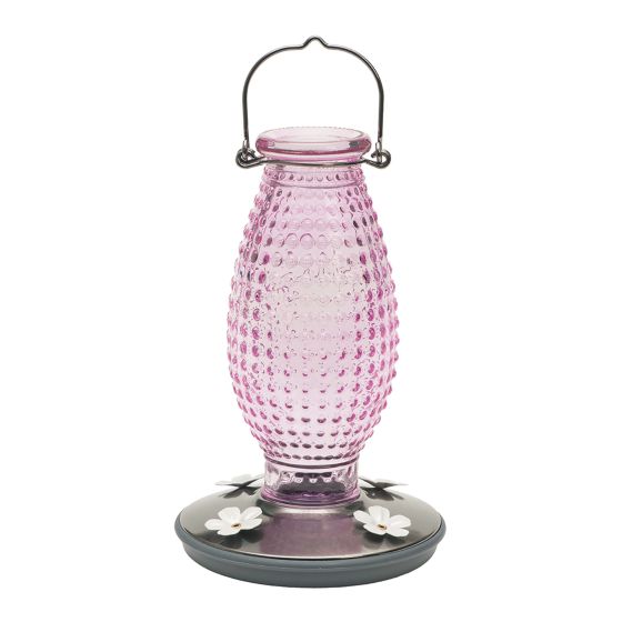Hobnail hummingbird feeder