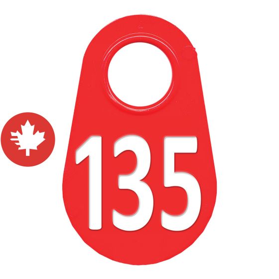 Étiquette d'identification pour le cou #135