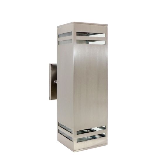 Outdoor Wall Light - Brushed Nickel