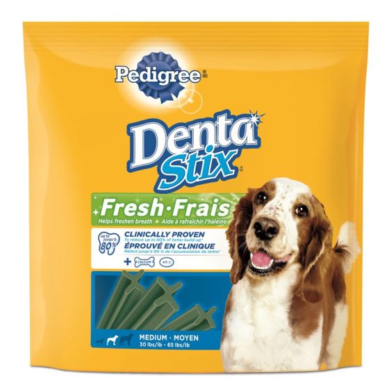 Dentastix pour chiens moyens de 22-55 lb (10-25 kg), frais, 608 g