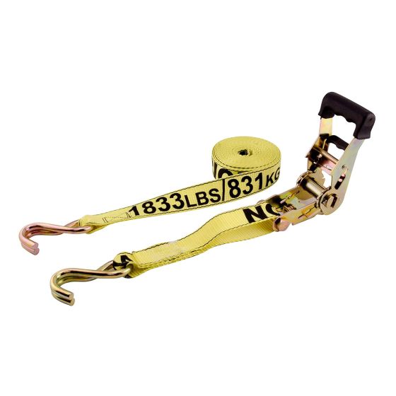 Ratcheting Tie-Down Straps - 1.5" x 15' - Pack of 2