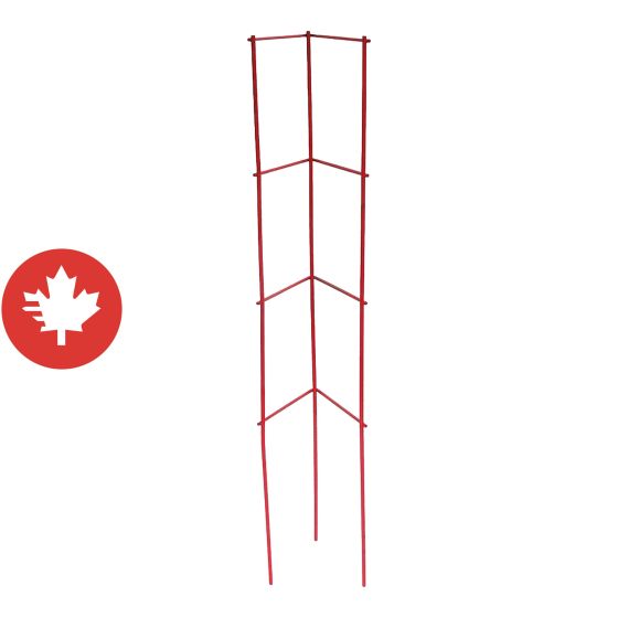 Cage échelle en métal pour tomates et plants, 57", vert